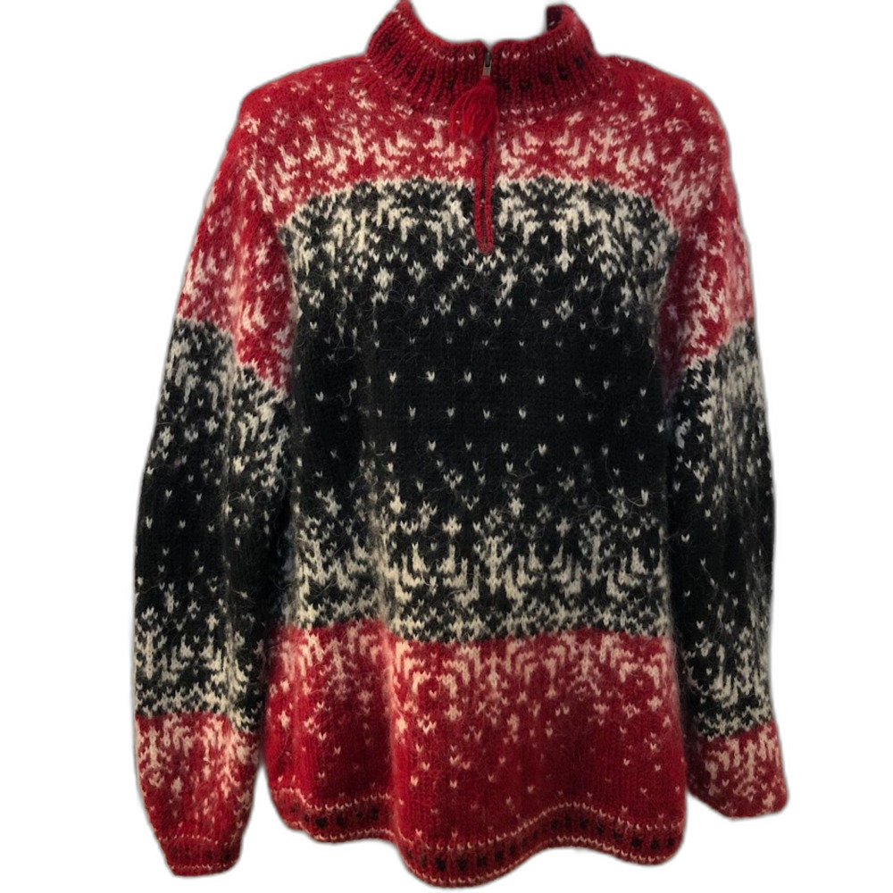 Vintage Chelsea Cambell for Charter Club Wool Mohair Heavy Sweater Women's M